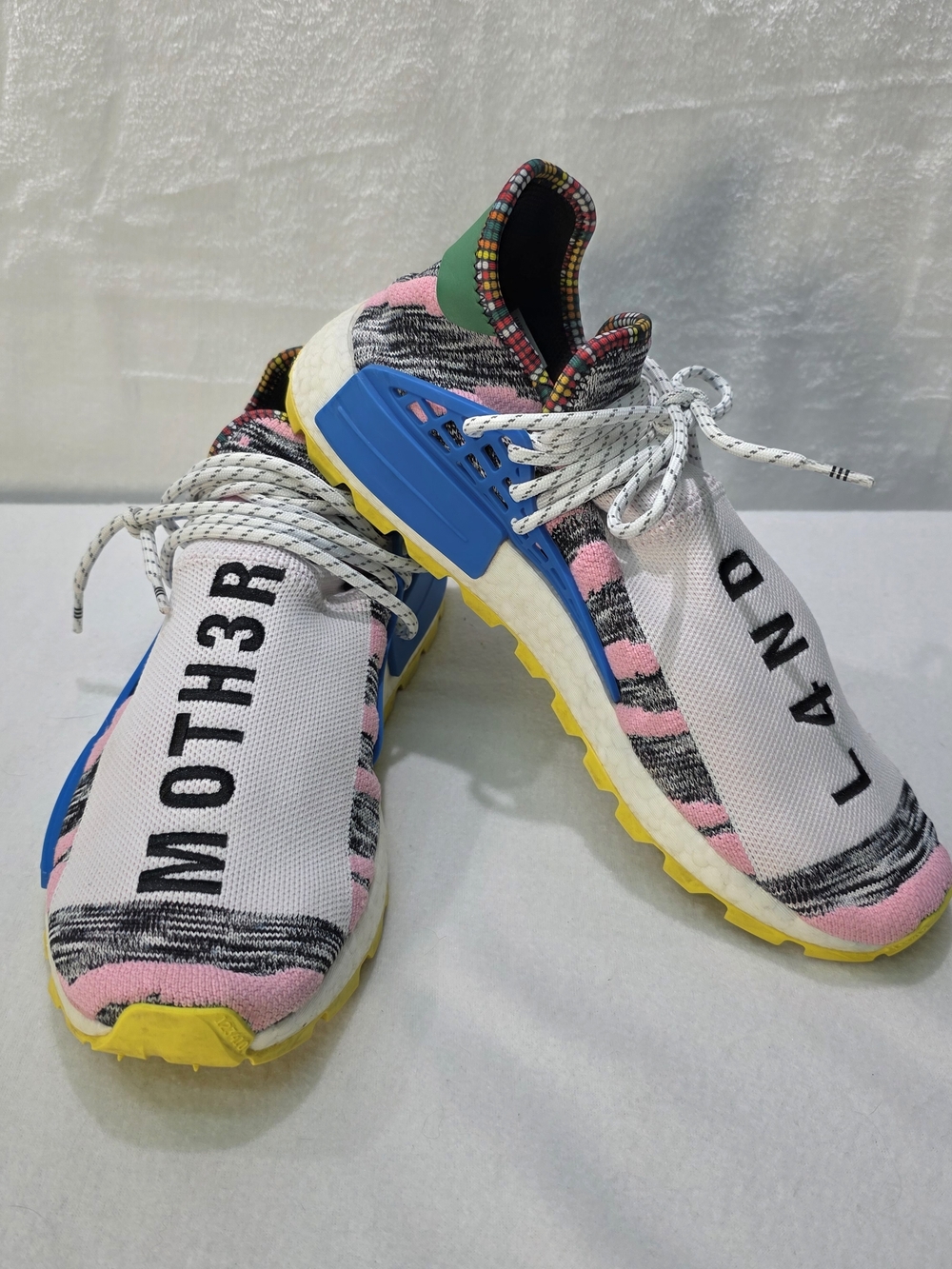 Adidas X Pharrell Williams Solar Hu NMD Solar Pack Mothers Sneakers Sz 10.5
